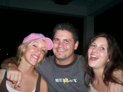 At the tiki lounge ...