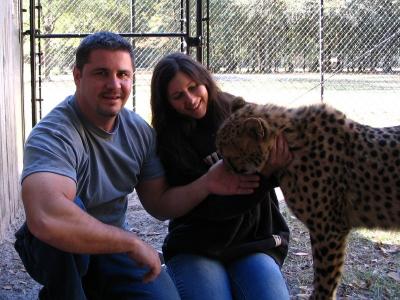 Chillin' with a cheetah!