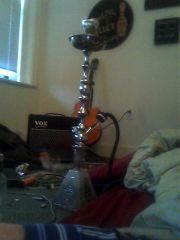 my fav hookah. which is why it sits next to my bed