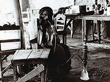 Cool old pic from a Syrian cafe.